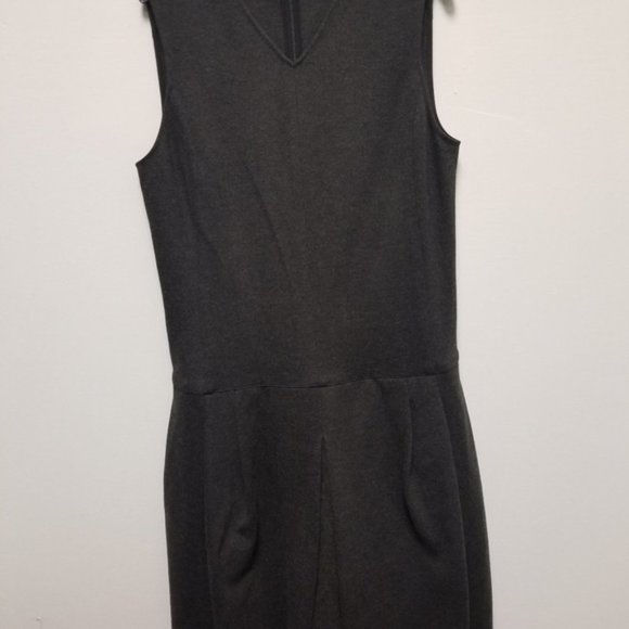 Vince Black V Neck Sleeveless Dress Small - Picture 4 of 6